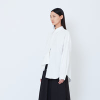 Women Oversized Shirt - Off White - SW2602043A