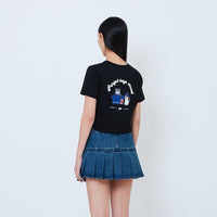 Women Graphic Cropped Top - SW2602039