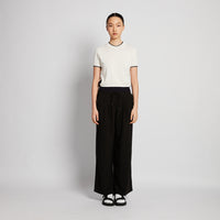 Women Wide-Leg Long Pants - Black - SW2509245B