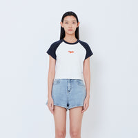 Women Raglan Cropped Top - SW2603063