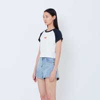 Women Raglan Cropped Top - SW2603063