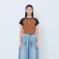 Women Raglan Cropped Top - SW2603063