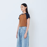Women Raglan Cropped Top - SW2603063