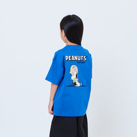 Peanuts Kids Embroidery Tee - Blue - PK2605002C