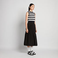 Women Maxi Skirt - Black - SW2512218B