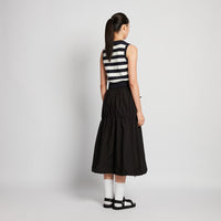 Women Maxi Skirt - Black - SW2512218B