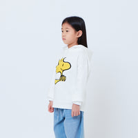 Peanuts Kids Embroidery Oversized Hoodie - Off White - PK2605009A