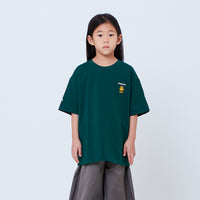 Peanuts Kids Embroidery Tee - Green - PK2605007B