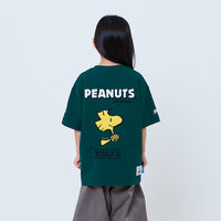 Peanuts Kids Embroidery Tee - Green - PK2605007B