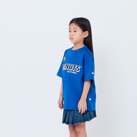 Peanuts Kids Printed Oversized Jersey Tee - Blue - PK2605003B