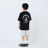 Boy Printed Sweat-Shorts - Light Grey - SB2604073A