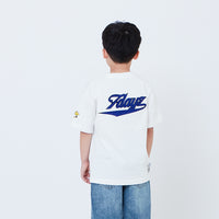 Peanuts Kids Embroidery Tee - Off White - PK2605001A