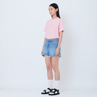 Women Denim Shorts - Light Blue - SW2603080B