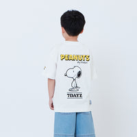 Peanuts Kids Embroidery Tee - Off White - PK2605007A