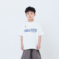 Peanuts Kids Printed Oversized Jersey Tee - Off White - PK2605003A