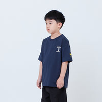 Peanuts Kids Embroidery Tee - Navy - PK2605006B