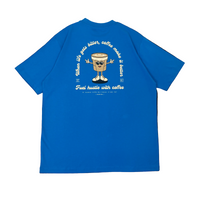 Men Graphic Tee - Royal Blue - SM2511220A