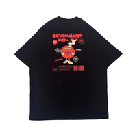 Men Graphic Tee - Black - SM2511220B