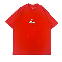 Men Graphic Tee - Dark Orange - SM2511218C