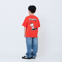 Peanuts Kids Embroidery Tee - Dark Orange - PK2605002B