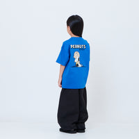 Peanuts Kids Embroidery Tee - Blue - PK2605002C