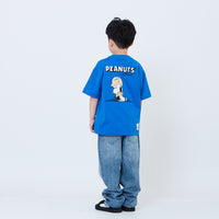 Peanuts Kids Embroidery Tee - Blue - PK2605002C