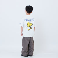 Peanuts Kids Printed Oversized Jersey Tee - Off White - PK2605003A