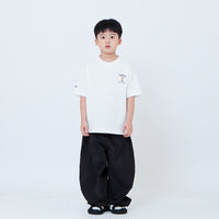 Peanuts Kids Embroidery Tee - Off White - PK2605006A