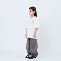 Peanuts Kids Embroidery Tee - Off White - PK2605007A