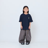 Peanuts Kids Embroidery Tee - Navy - PK2605007C
