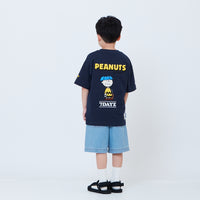 Peanuts Kids Embroidery Tee - Navy - PK2605007C