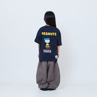 Peanuts Kids Embroidery Tee - Navy - PK2605007C
