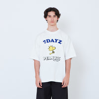 Peanuts Gender Neutral Embroidery Tee - Off White - PU2605001A