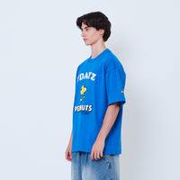 Peanuts Gender Neutral Embroidery Tee - Blue - PU2605001B