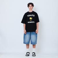 Peanuts Gender Neutral Embroidery Tee - Black - PU2605001D