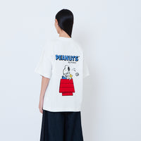 Peanuts Gender Neutral Embroidery Tee - Off White - PU2605002A