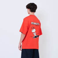 Peanuts Gender Neutral Embroidery Tee - Dark Orange - PU2605002B