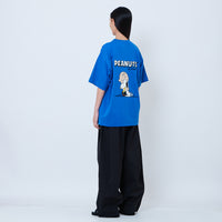 Peanuts Gender Neutral Embroidery Tee - Blue - PU2605002C