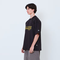 Peanuts Gender Neutral Printed Oversized Jersey Tee - Black - PU2605003D
