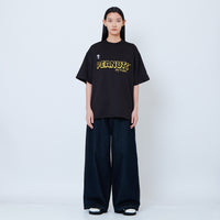 Peanuts Gender Neutral Printed Oversized Jersey Tee - Black - PU2605003D