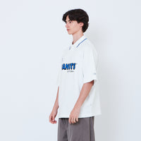 Peanuts Gender Neutral Printed Oversized Jersey Polo Tee - Off White - PU2605004A