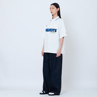 Peanuts Gender Neutral Printed Oversized Jersey Polo Tee - Off White - PU2605004A