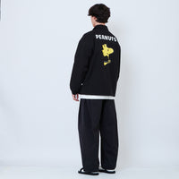 Peanuts Gender Neutral Oversized Couch Jacket - Black - PU2605005B