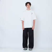 Peanuts Gender Neutral Embroidery Tee - Off White - PU2605006A