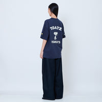 Peanuts Gender Neutral Embroidery Tee - Navy - PU2605006B