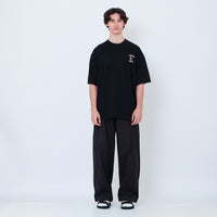 Peanuts Gender Neutral Embroidery Tee - Black - PU2605006D