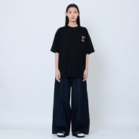 Peanuts Gender Neutral Embroidery Tee - Black - PU2605006D