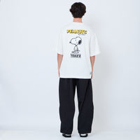 Peanuts Gender Neutral Embroidery Tee - Off White - PU2605007A