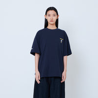 Peanuts Gender Neutral Embroidery Tee - Navy - PU2605007C