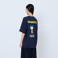 Peanuts Gender Neutral Embroidery Tee - Navy - PU2605007C